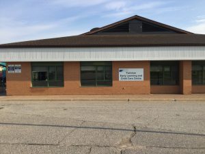 front of Fairview child care centre