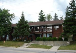 front view of Park Bay Apartments